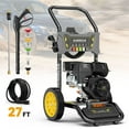 thumbnail image 1 of Yardmaster Pressure Washer with 25' High-Pressure Hose & 5 Nozzle, 2600PSI, 1.7GPM, Gas High-Power Washer for Patio& Garden with Soap Tank & Spray Gun, 1 of 10