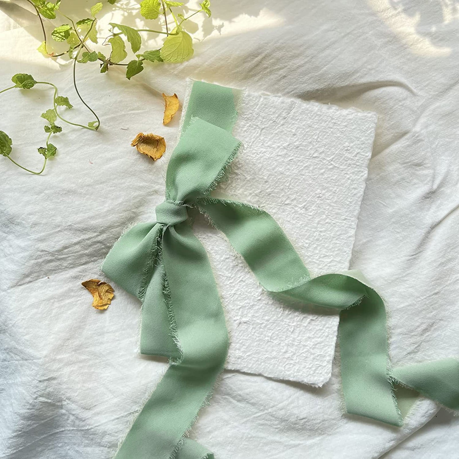 Yards Giving Handmade Fringe Chiffon Ribbon Like Ribbons Edges Ribbon ...