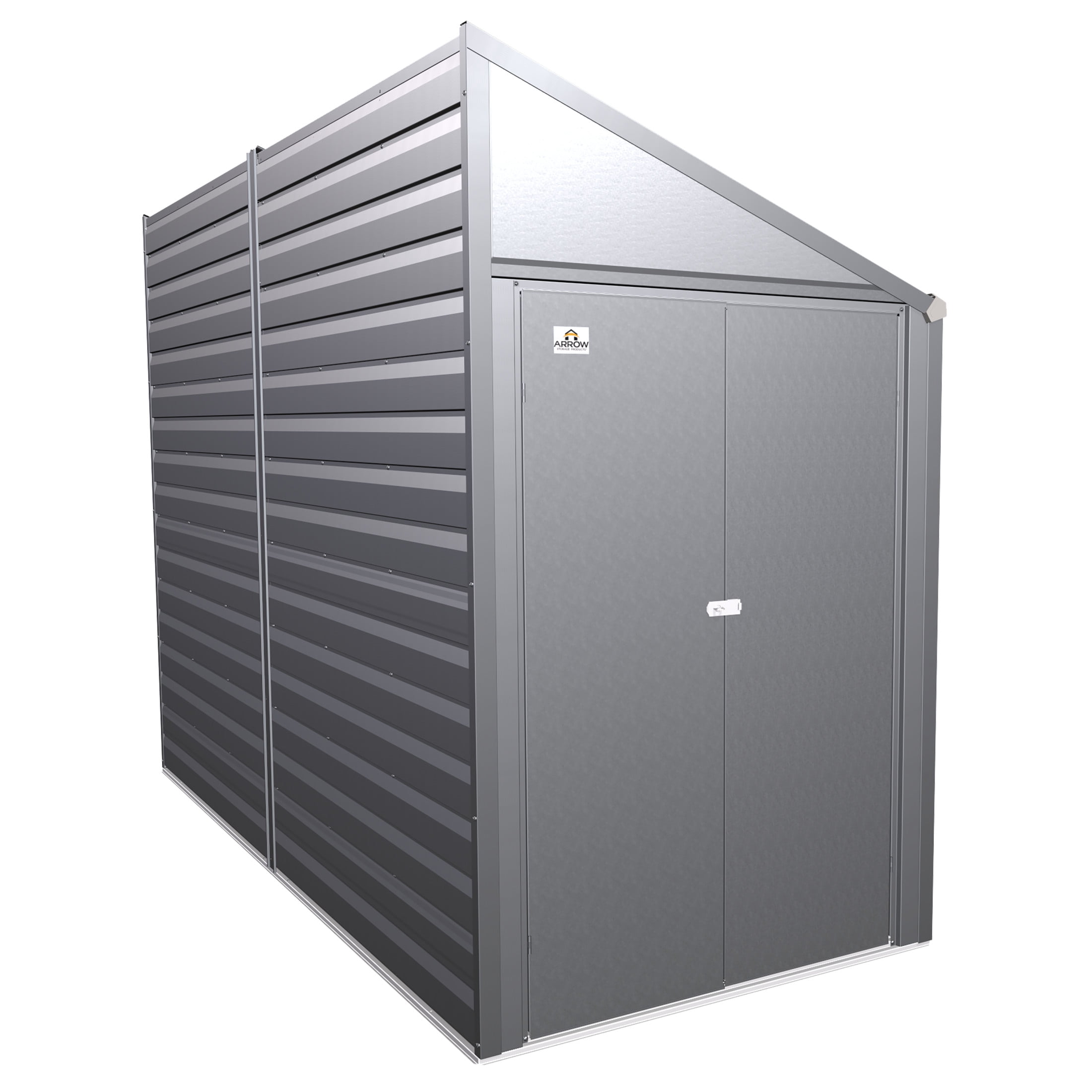 Arrow Yardsaver 4 x 10 x 7 ft Galvalume Steel Storage Shed - Walmart.com