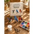 thumbnail image 1 of Yardvibe 3D Beaded Bird DIY Kit, Tiny Animal Themed Beadwork Kit, Easy DIY Beading Embroidery for Beginners & Craft Enthusiasts (B), 1 of 5