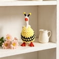 thumbnail image 1 of Yardvibe 7 Inch Desk Goose Outfits, Set of 2 Hand-Knit Desk Geese Clothe Accessories, Summer Holiday Clothes for Magnetic Desktop Goose Statue, Home Office Table Decor (Yellow), 1 of 6