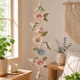 thumbnail image 1 of Yardvibe Flower Garden Cascade DIY Crochet Kit, Step-by-Step Tutorials with Soft Yarn & Hook for Beginners, Boho Macrame Window Home Decor Handmade Gift, 1 of 7