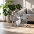 thumbnail image 1 of Yardvibe Heavy Duty Floor Fan, 18.9"x16.9" 3-Speed with Wall-Mounting System, 4650 CFM High Velocity, Industrial Shop Fan for Commercial, Garage & Greenhouse (C), 1 of 6