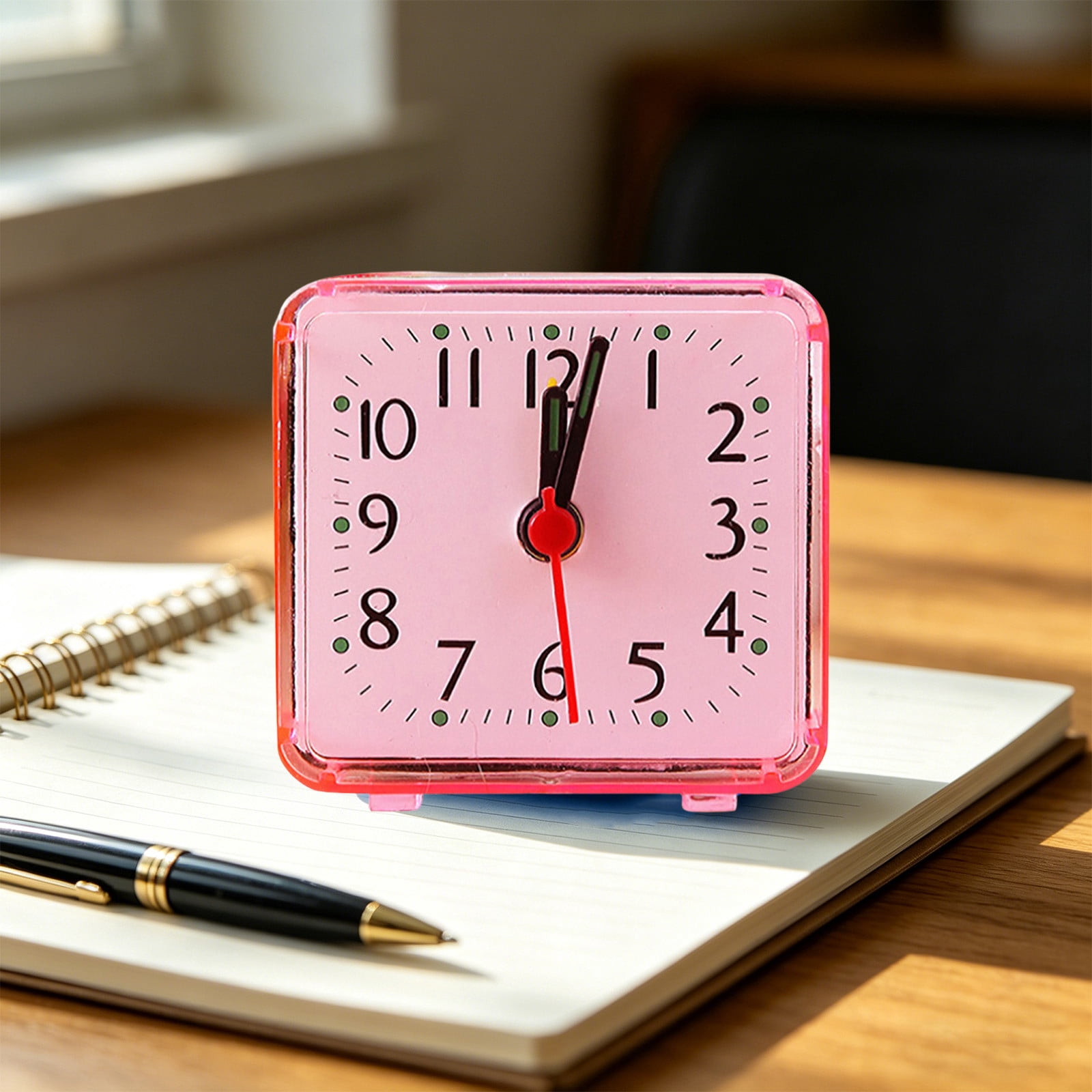 Yardvibe Mini Square Alarm Clock, 2.3