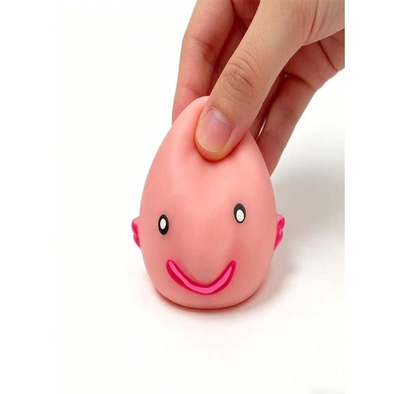 Yardvibe Pet Squishies Pinching Toys, Cute Blobfish Squishies Sensory FidgetToy, Squeeze Stress Balls for Anxiety Relief, Ideal for Easter Basket Stuffer Party Favor Birthday Gift (Pink)