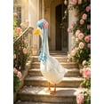 thumbnail image 1 of Yardvibe Porch Goose Wigs, Porch Goose Outfit Suitable for 17 Inch and 23 Inch Statue, Cute Outdoor Statue Accessories,Patio Yard Goosey Wig for Lawn Goosey Garden (F), 1 of 5