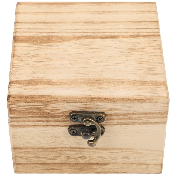 Yardwe Watch Organiser Watch Case Wood Khaki 1 Set Portable Storage