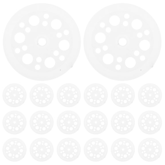 Yardwe 100pcs Panel Washer Plastic Washer for Wall Secure Fixation Insulation Polypropylene