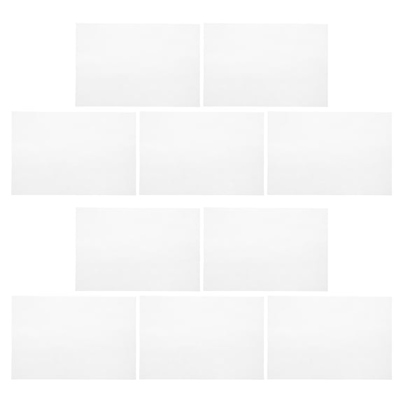 Yardwe 10Pcs Clear Acrylic Wedding Signs for Table Transparent Decor Modern Reception Welcome Sign