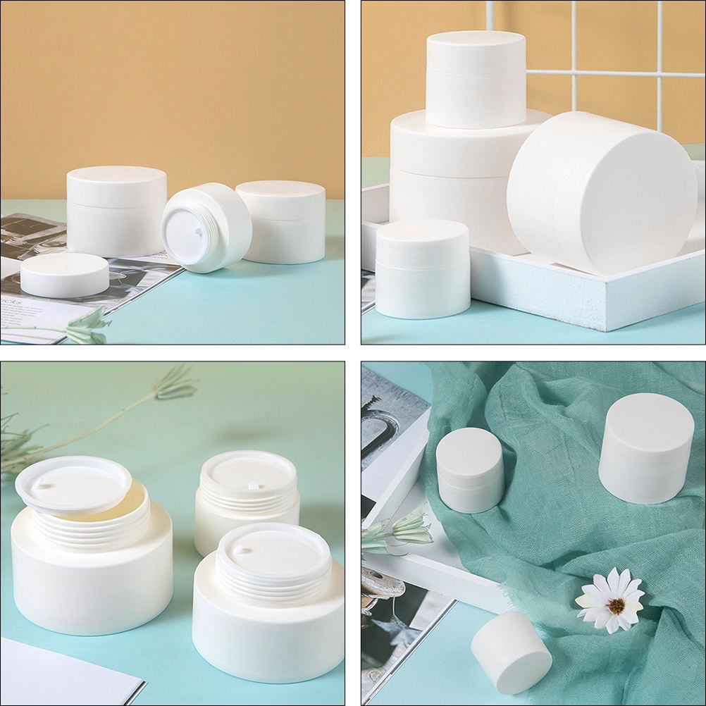 Yardwe 10Pcs Hand Cream Empty Container in White Color for Skincare ...