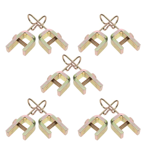 Yardwe 10Pcs Metal Valve Stem Extender Clips Compatible with Car and Truck Tires for Efficient Inflation