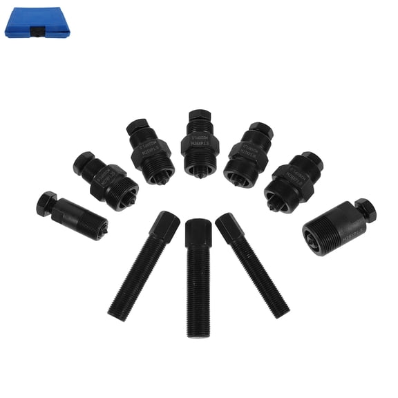 Yardwe 10Pcs Scooter Flywheel Puller Kit Compact Universal Engine Removal Tool Black