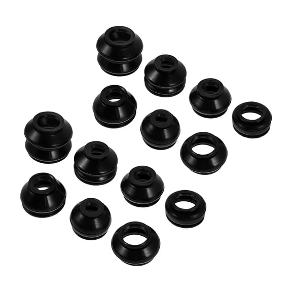 Yardwe 14Pcs Universal Rubber Tie Rod Boot for Car Suspension with Longterm Sealing Performance