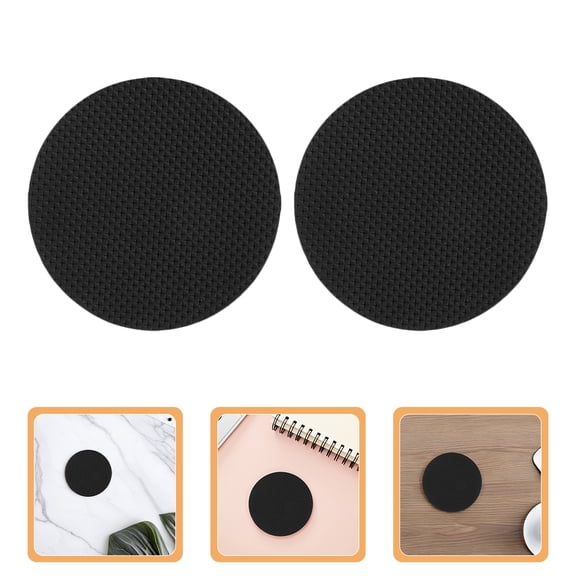 Yardwe 15Pcs Pool Table Replacement Leg Pads Black Eva Nonslip Levelers for Daily Use and Easy Installation