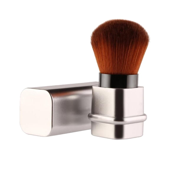 Yardwe Angled Foundation Brush Makeup Foundation Brush Silver 1Pcs
