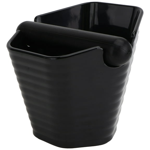 Yardwe Black Container with Anti-Skid Base, Coffee Knock Box for Convenient Coffee Disposal and Cleanup