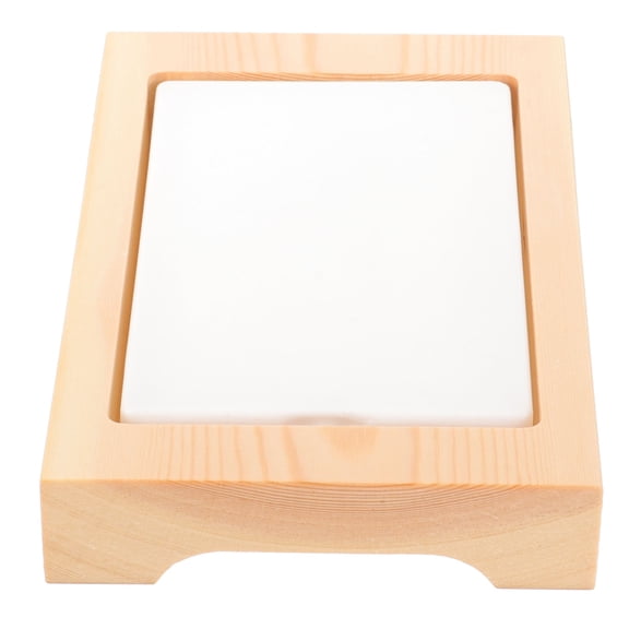 Yardwe Japanese Sushi Plate Cold Insulation Tray Keep Food Fresh White 1Set