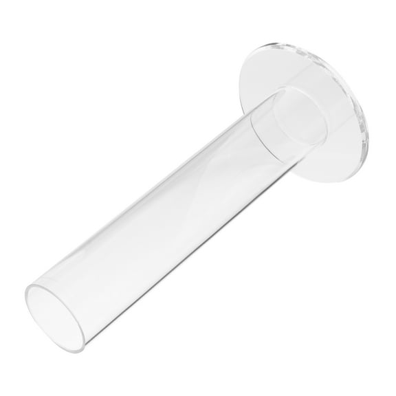 Yardwe 1Pack Hair Scrunchie Organizer Acrylic Cylinder Storage Women DIY Enthusiasts