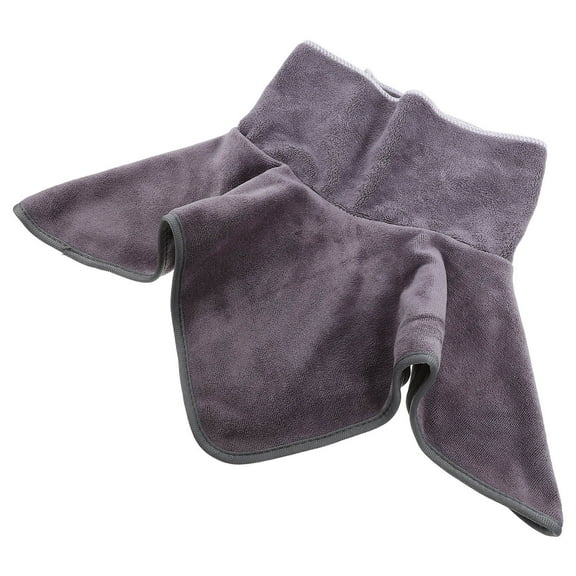 Yardwe Dark Grey Breathable Microfiber Massage Table Cover with Face Hole for Spa, Salon, and Home Use