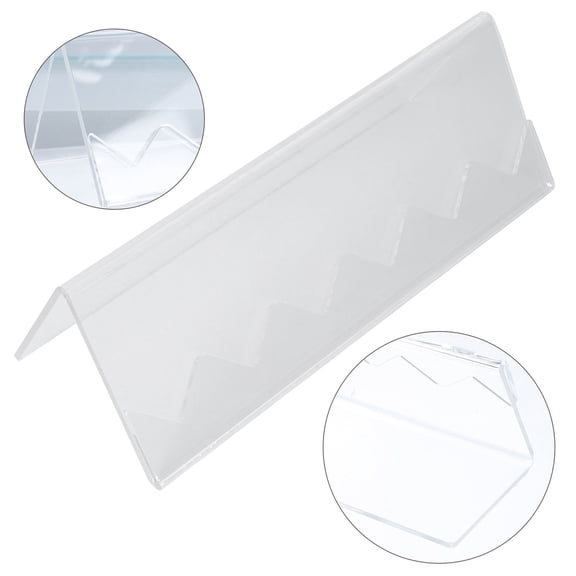 Yardwe 1Pc Simple Coin Display Rack Acrylic Holder for Collectors Display Cases