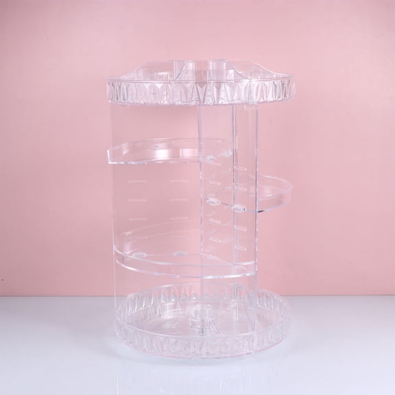 Yardwe Facial Care Products Storage Box Transparent PS Material 1Pcs