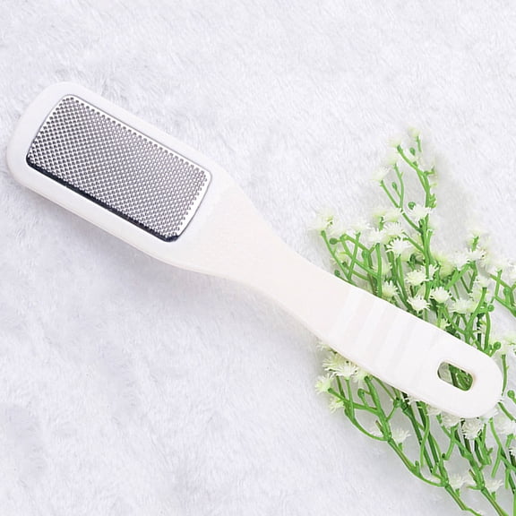 Yardwe Professional Foot File Foot Exfoliator Tool White 1Pcs