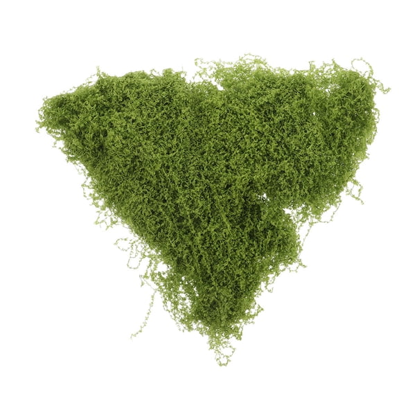 Yardwe 1Set Artificial Moss for Crafts Light Green Polyester Faux Moss for Decor and Plant Pot Filler