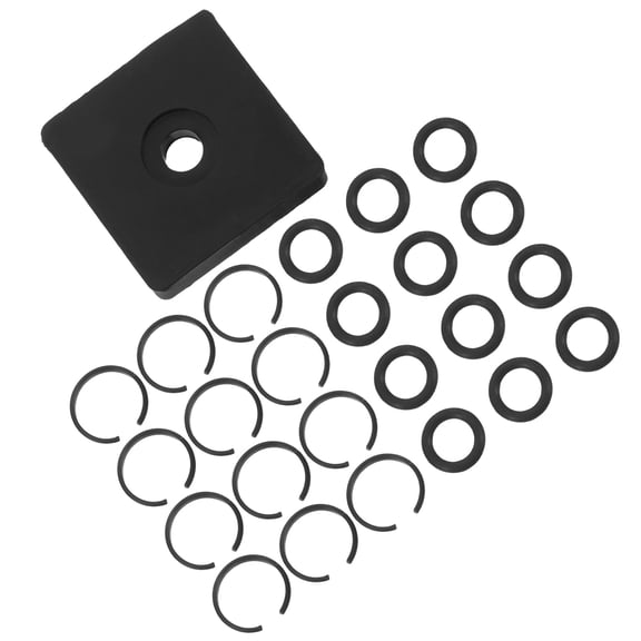 Yardwe 1Set Black Retainer Ring and O-Ring Kit for Electric Wrench with Quick Installation Design