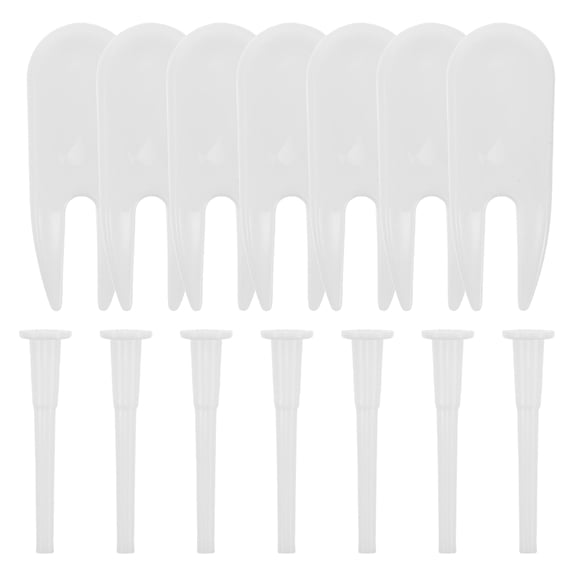 Yardwe 1Set Durable White Exercise Ball Air Stopper Plug Replacement Set with Inflation and Deflation Tool