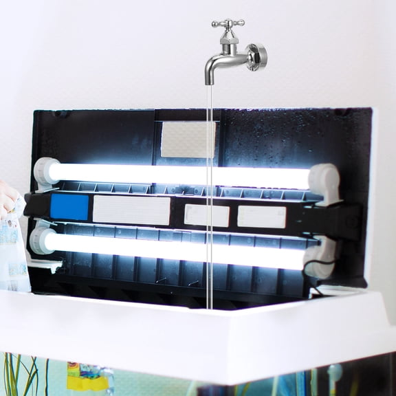 Yardwe 1Set Easy Install Invisible Fountain Spout for Outdoor Garden Acrylic Water Feature