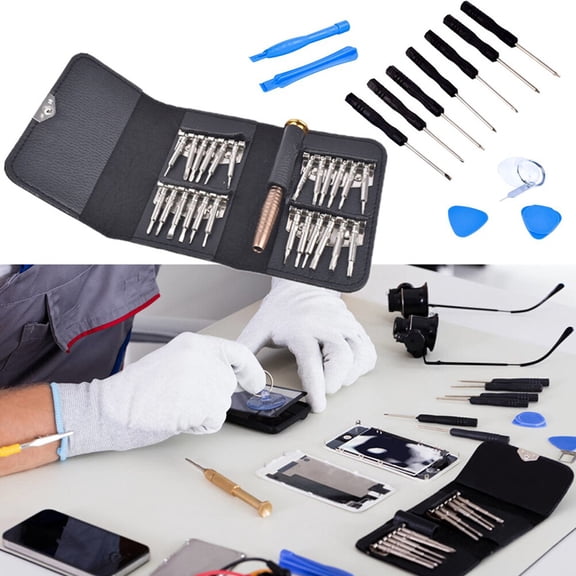 Yardwe 1Set Electronic Repair Tool Kit Small Portable Pry Disassembly Set Assorted Color