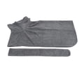 thumbnail image 1 of Yardwe 1Set Microfiber Gray Pet Bathrobe Towel for Dogs and Cats Quick-drying, 1 of 8
