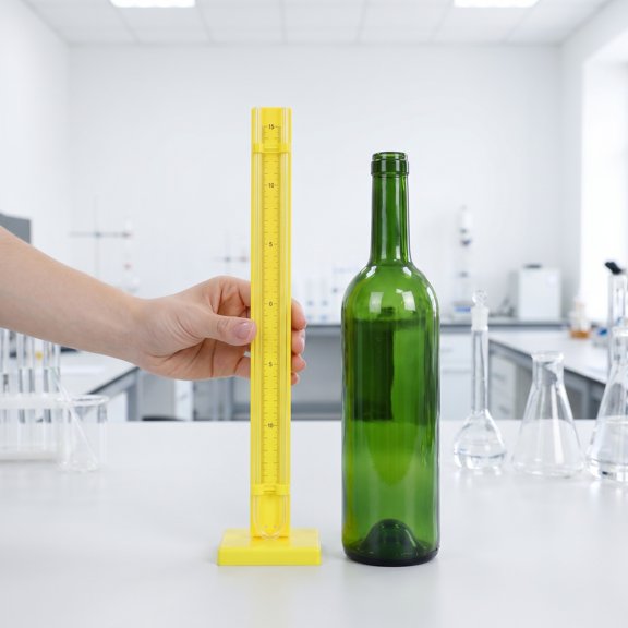 Yardwe 1Set Plastic U Shape Manometer for Student Lab with Durable Construction and Clear Measurement
