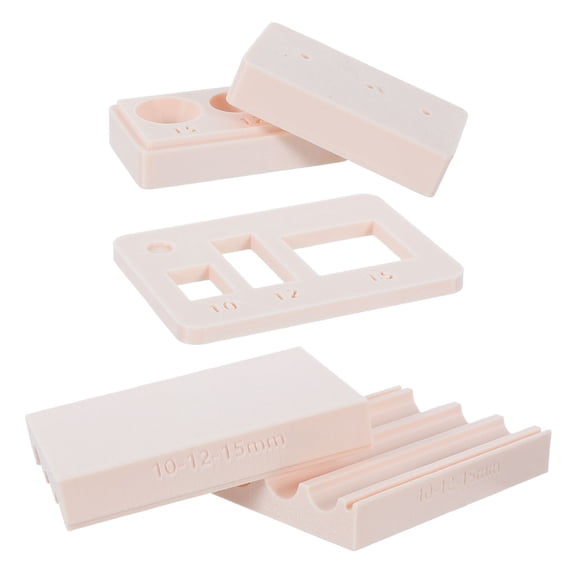 Yardwe 1Set Round Polymer Clay Bead Maker with Integrated Hole Tool for Even Beads and Jewelry Craft