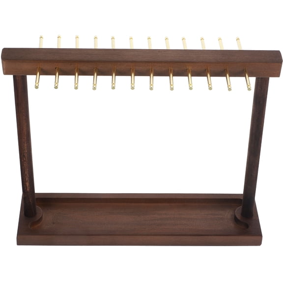 Yardwe Dark Brown Alloy Jewelry Display Organizer for Multiple Uses