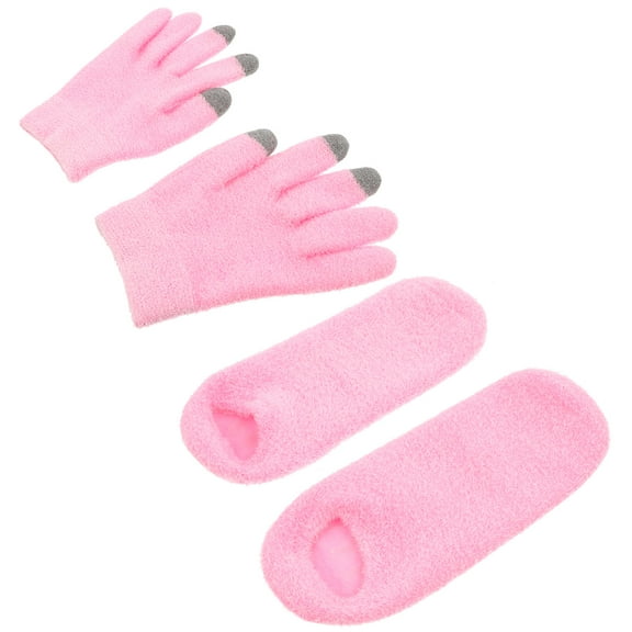 Yardwe 2 Pairs Touch Screen Gloves for Women in Pink Spandex for