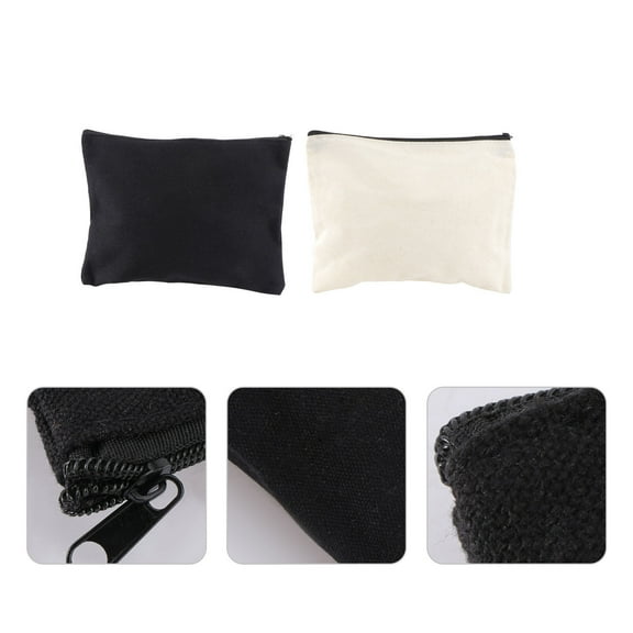 Yardwe Wash Bag Black 10Pcs 9.3x6.9in