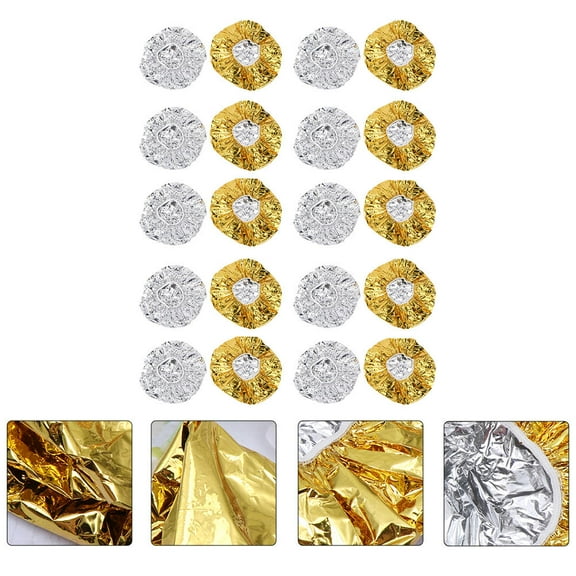 Yardwe Aluminum Deep Conditioning Cap Nutrient Absorption for Hair Care Women 20pcs