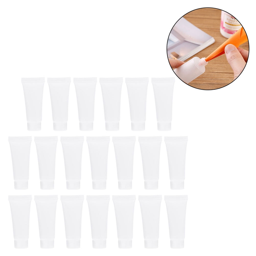 Yardwe 20Pcs Portable Reusable PE Lotion Containers 7.5x1.2in for Daily ...