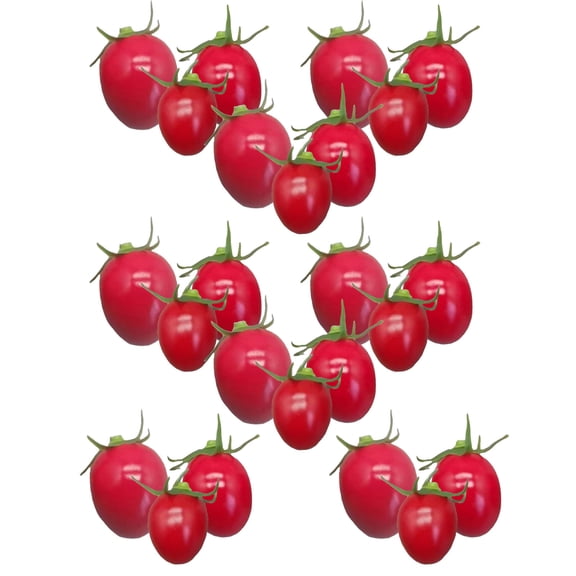 Yardwe Foam Artificial Cherry Tomato Set Realistic Home Decoration Photography Props 24 Pieces