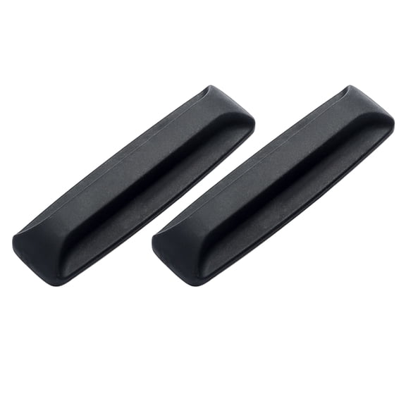 Yardwe 2Pcs Black Cabinet Handle Self Stick Door Handle Durable PP Window Knob for Kitchen Furniture