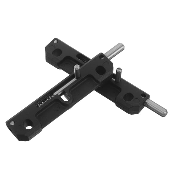 Yardwe Spring Loaded Zinc Alloy Latch, Black, Durable and Reliable, Easy Installation, 2Pcs