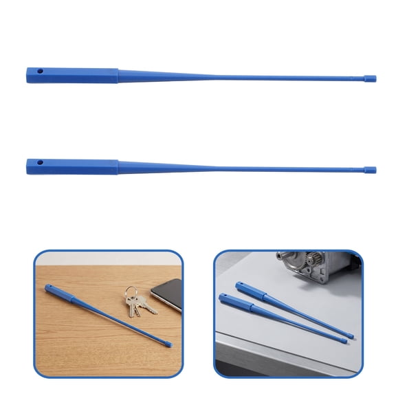 Yardwe 2Pcs Blue Roller Shutter Limit Calibration Rod Garage Door Motor Stop Adjustment Tool