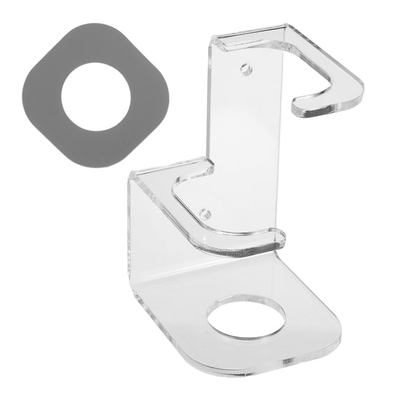 Yardwe 2Pcs Clear Acrylic Wall Mount Stand for Light Sword Vertical Display Rack Perfect for Home Use