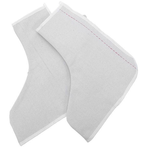 Yardwe 2Pcs Complete Foot Coverage Welding Boot Covers Breathable Canvas Shoe Protectors