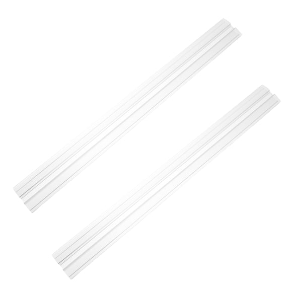 Yardwe 2Pcs Flexible Transparent PVC Piano Style Hinge p for Golf Cart and DIY Acrylic Projects
