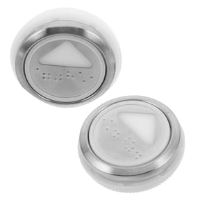 Yardwe 2Pcs Durable Round Elevator Push Buttons with Braille for Freight Elevator Replacement Parts