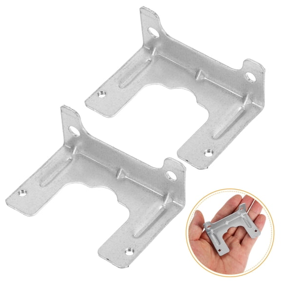 Yardwe 2Pcs Iron Fan Fixing Mounting Brackets for Wall Fan Installation Replacement and Secure Support