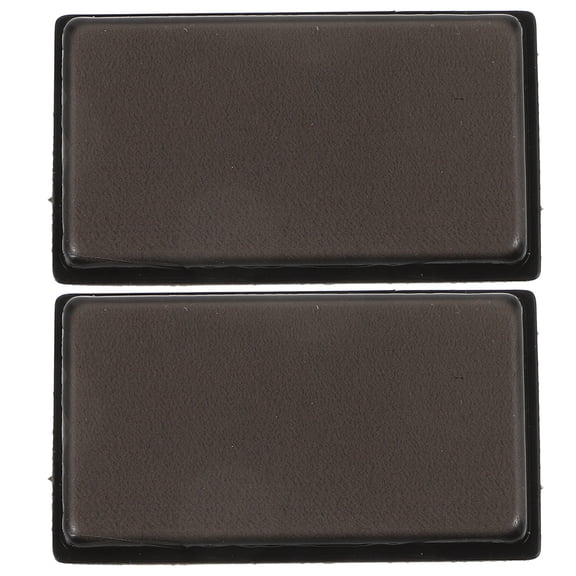 Yardwe 2Pcs Light-Sensitive Stamp Black Rubber For Crafters Prevents Fraying Stamping Projects