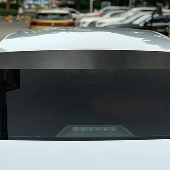 Yardwe 2Pcs Matte Black Car Window Decals Peel and Stick Windshield Banner for Vehicles